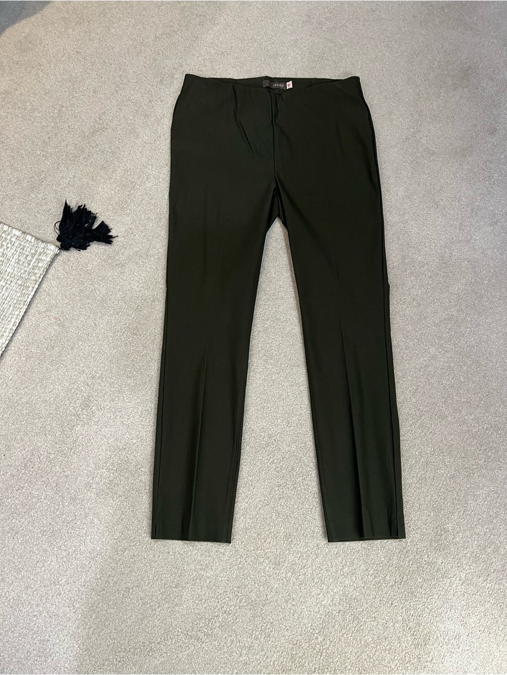 Crosby. Women’s Dark Green Tailored Dress Pants